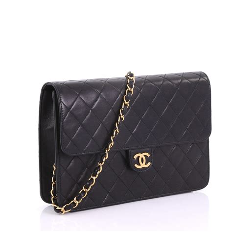 chanel vintage pouch|Chanel clutch with chain price.